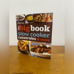 Betty Crocker Cookbook with Red and White Highlights